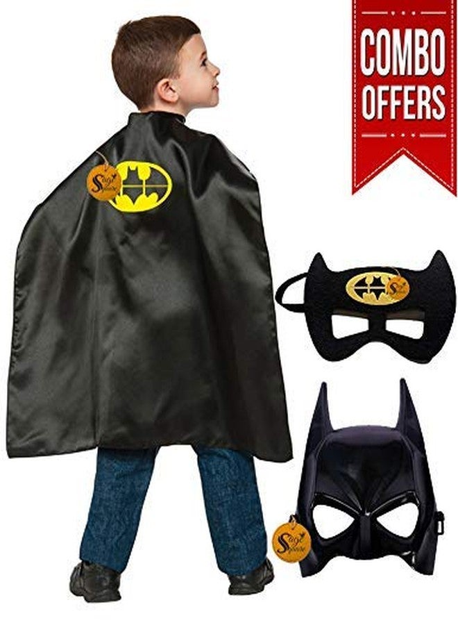 Sage Square "Superhero" Eye Mask, Normal Mask & cape for Costume Parties, Cosplay, Birthday Parties & Dress-up (Combo) - Image 2